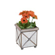 Worlds Away Sm Xhatch Ant Mir Planter