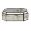 Worlds Away Octagonal Ant Mirror Box