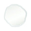 Worlds Away Round Metal Mirror With Organic Textured Matte White Frame