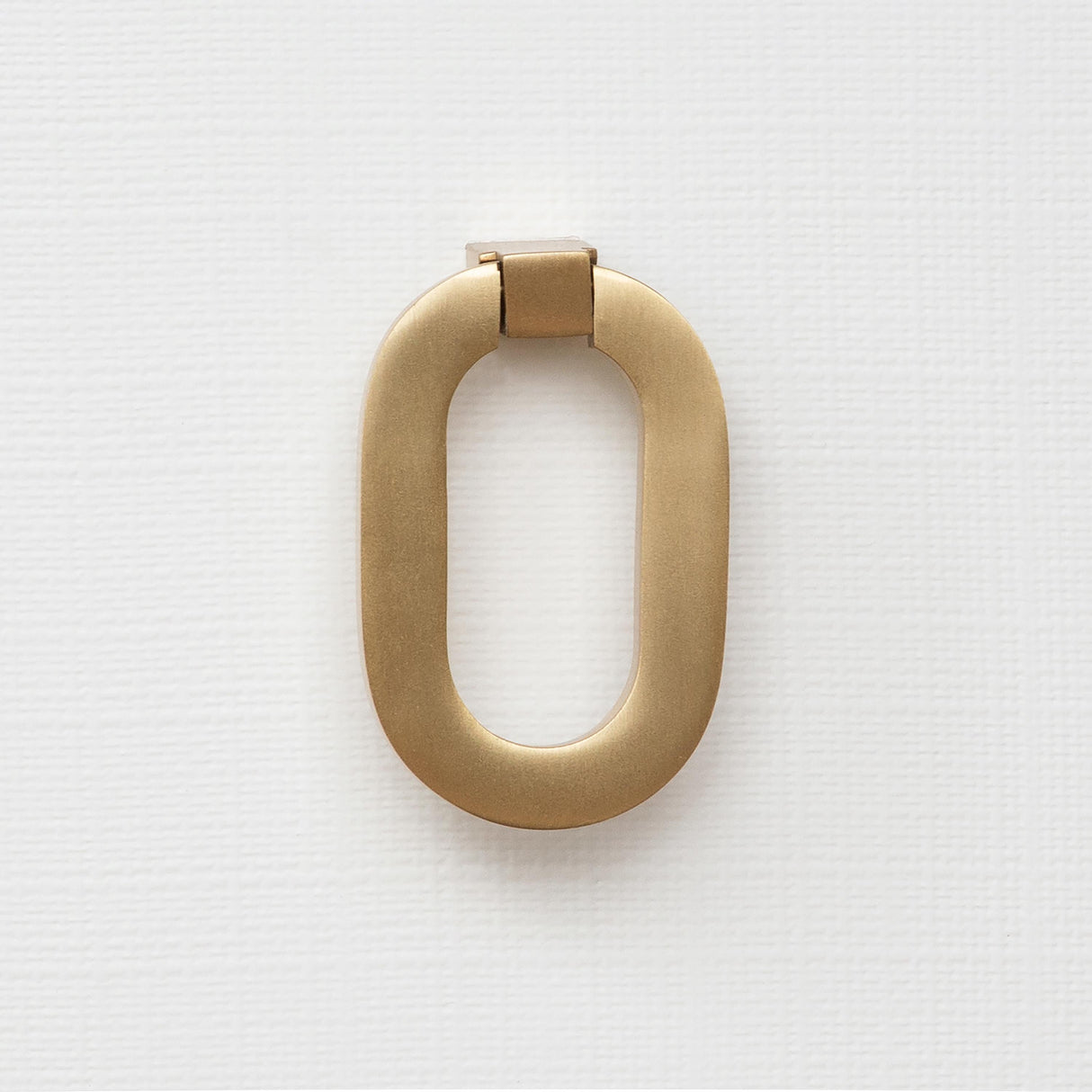 Worlds Away Curved Front Chest With Three Drawers In White Textured Linen With Satin Brass Ring Hardware