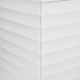 Worlds Away Four Door Buffet With Horizontal Fluted Detail In Matte White Lacquer