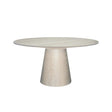 Worlds Away Round Cerused Oak Dining Table Base And Top