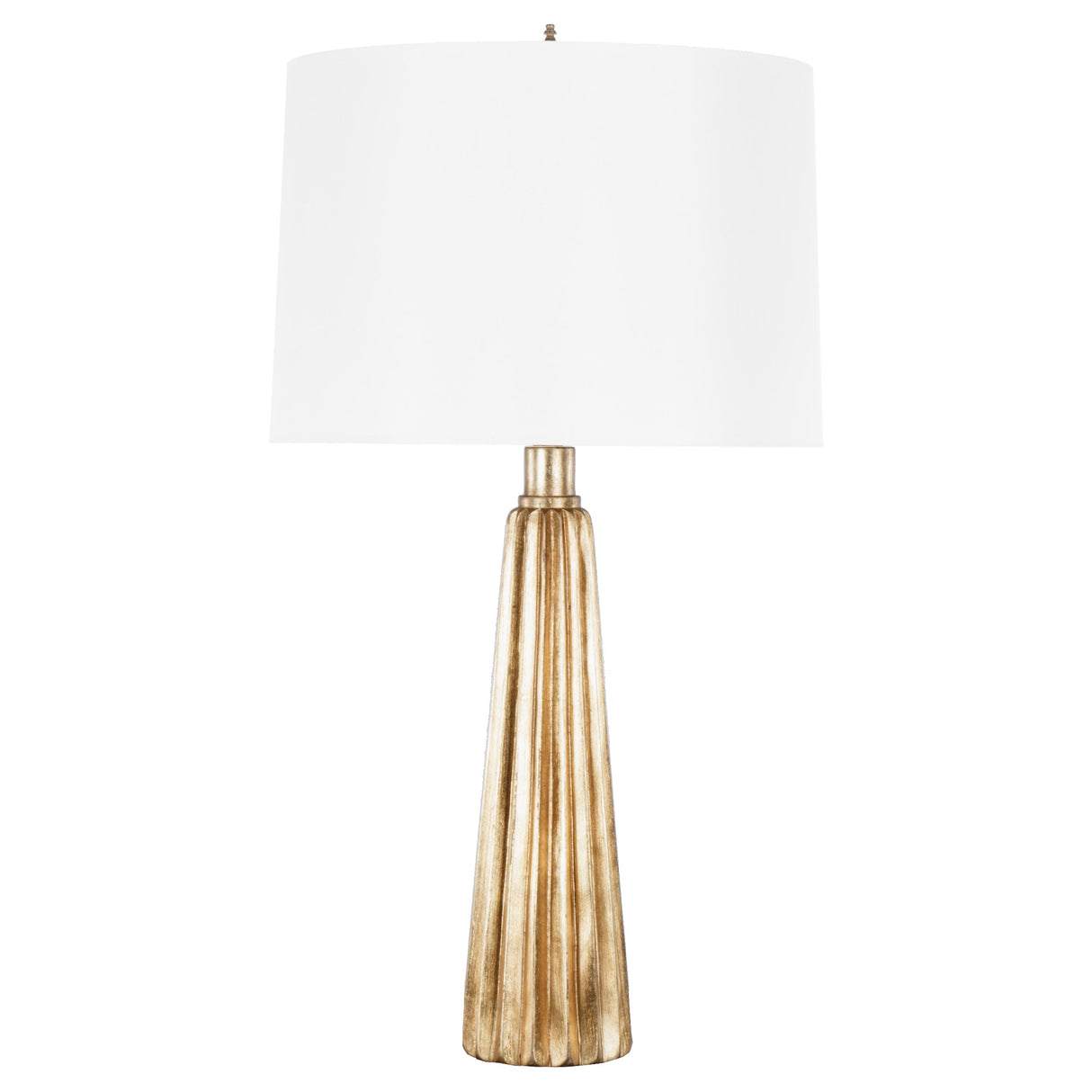 Worlds Away Gold Leaf Tassel Lamp With 17 Inch Diameter Shade