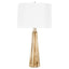 Worlds Away Gold Leaf Tassel Lamp With 17 Inch Diameter Shade