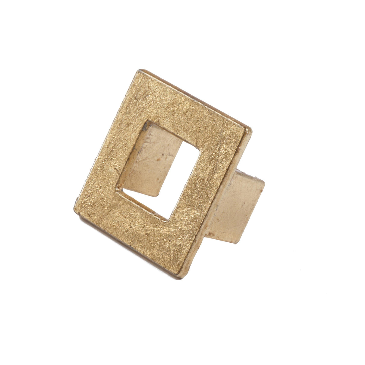 Worlds Away Square Hardware In Gold Leaf