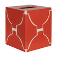 Worlds Away Kleenex Orange/Cream Ptrn