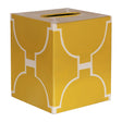Worlds Away Kleenex Yellow/Cream Ptrn
