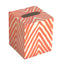 Worlds Away Kleenex Zebra Orange & Cream