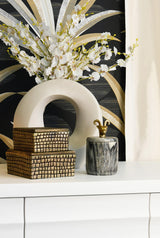 Worlds Away Large Brass Aluminum Box With Reptile Texture