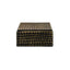 Worlds Away Small Brass Aluminum Box With Reptile Texture