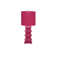 Worlds Away Pagoda Lamp Large With Metal Shade Pink