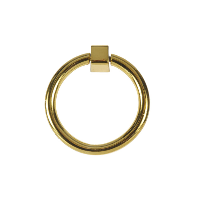 Worlds Away Circular Pull In Brass