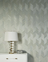 Worlds Away Six Drawer Chest In Textured White Linen With Antique Brass And Acrylic Hardware