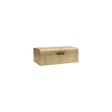 Worlds Away Burl Wood Box With Antique Brass Detail