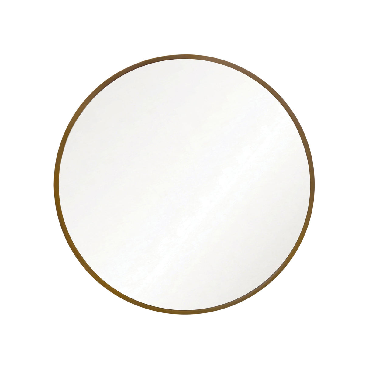 Worlds Away Round Sculptural Loop Base Side Table In Antique Brass With Inset Mirror Top