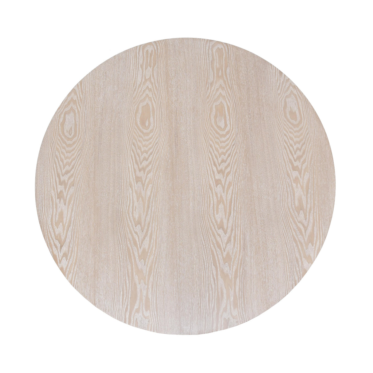 Worlds Away Thick Top Coffee Table With Cross Base In Cerused Oak