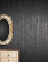 Worlds Away Fluted Six Drawer Buffet With Brass Knobs In Cerused Oak