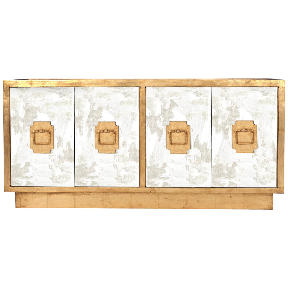 Worlds Away Entertainment Console Ant Mir Gold Lf
