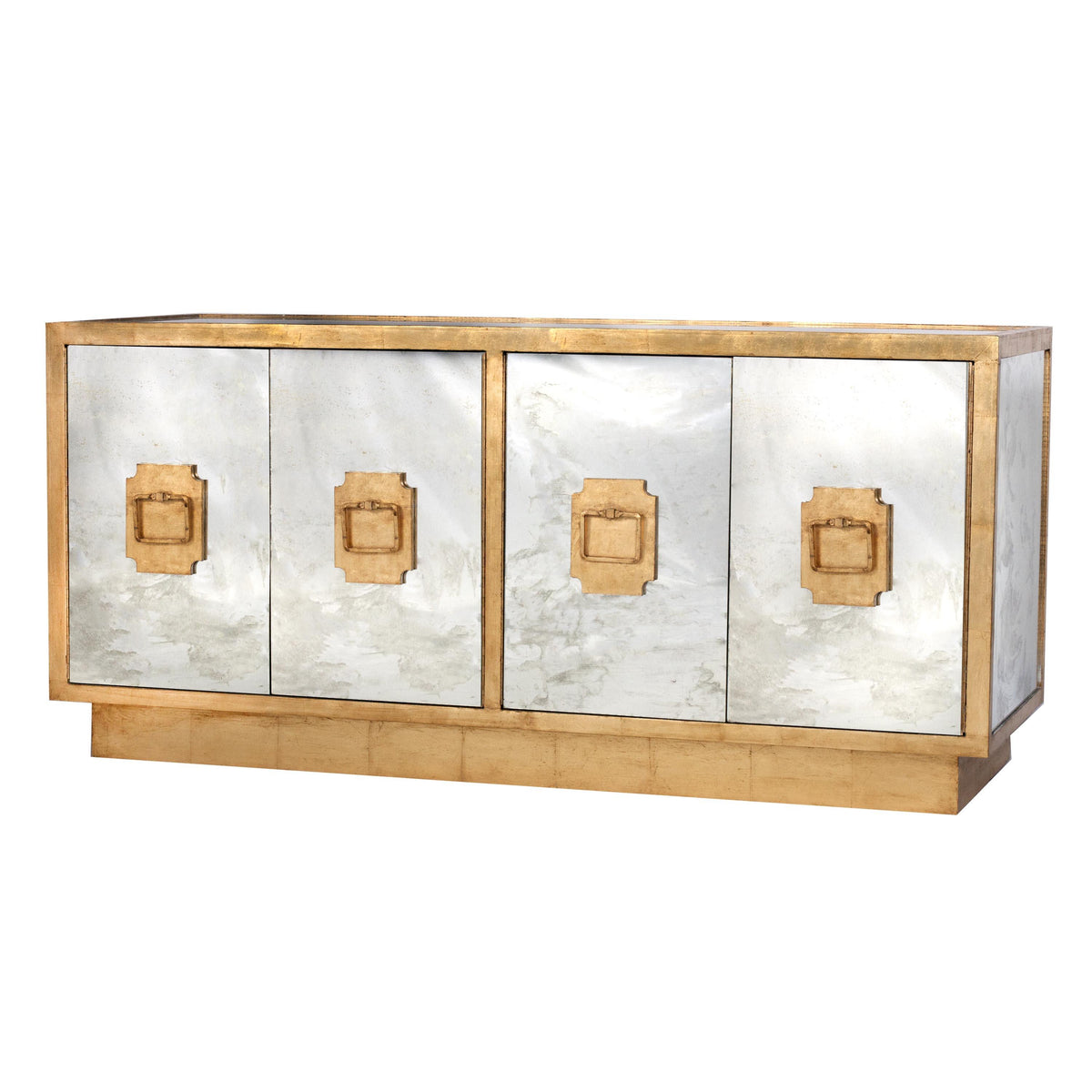 Worlds Away Entertainment Console Ant Mir Gold Lf