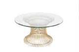 Worlds Away Gold Lf Iron Coffee Table Base Only