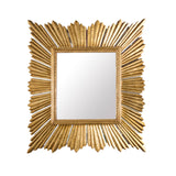 Worlds Away Extra Large Raymond Mirror In Gold Leaf