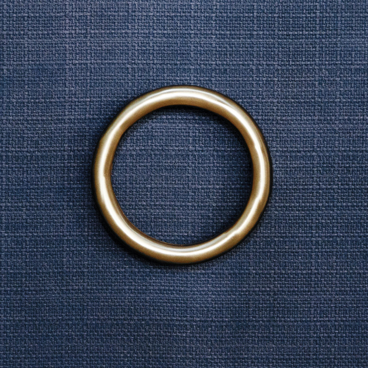 Worlds Away Four Door Buffet With Antique Brass Circle Hardware In Textured Navy Linen