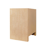 Worlds Away One Door Cabinet With Cane Door Front In Cerused Oak