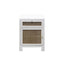 Worlds Away Cabinet W Cane Door Front In White Lacquer