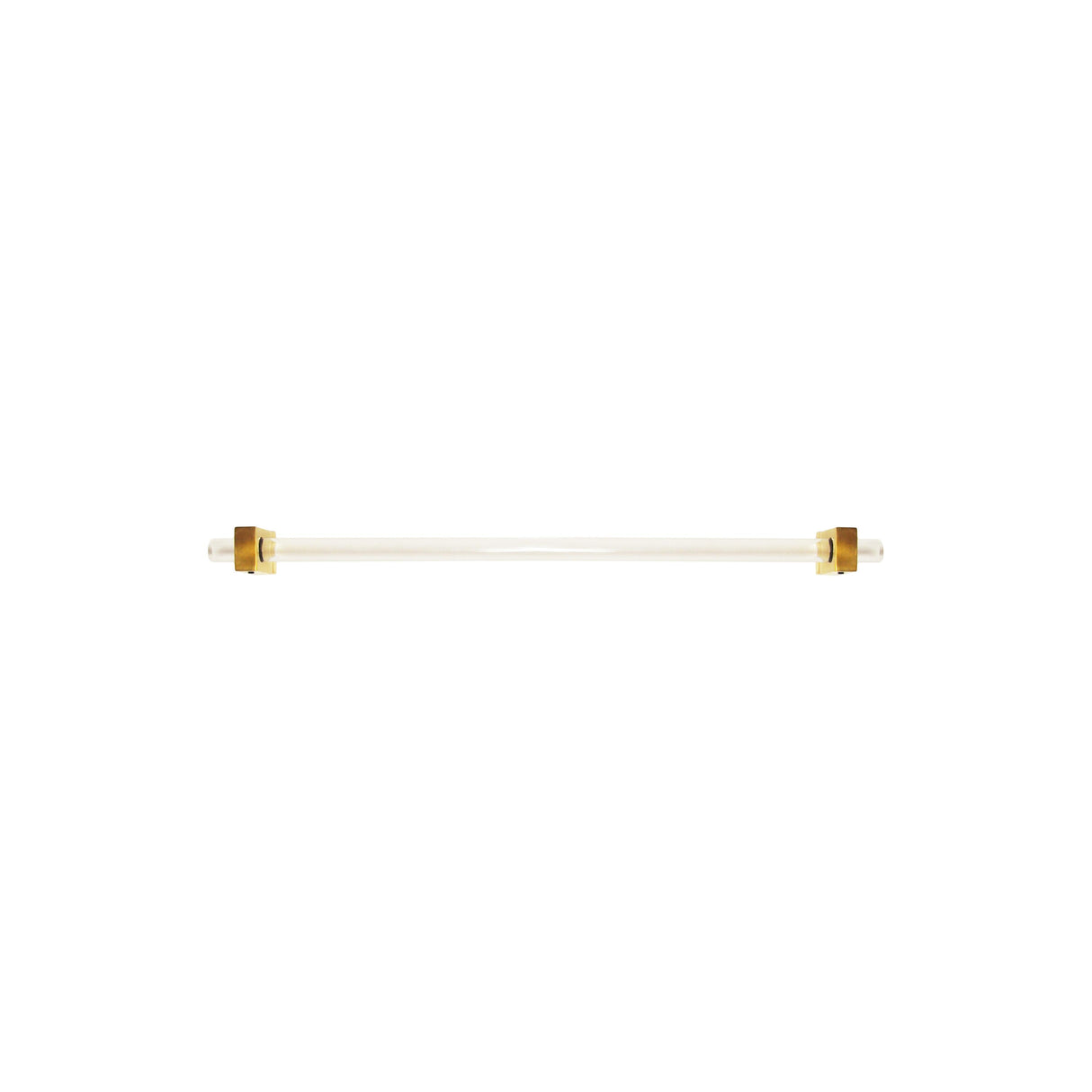 Worlds Away Acrylic And Brass Minimal Towel Bar