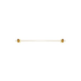 Worlds Away Acrylic And Brass Minimal Towel Bar