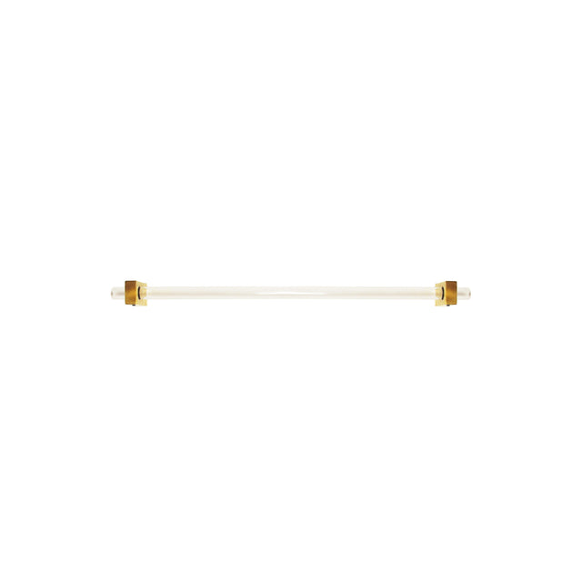 Worlds Away Acrylic And Brass Minimal Towel Bar