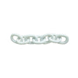 Worlds Away White Marble Chain Link Object