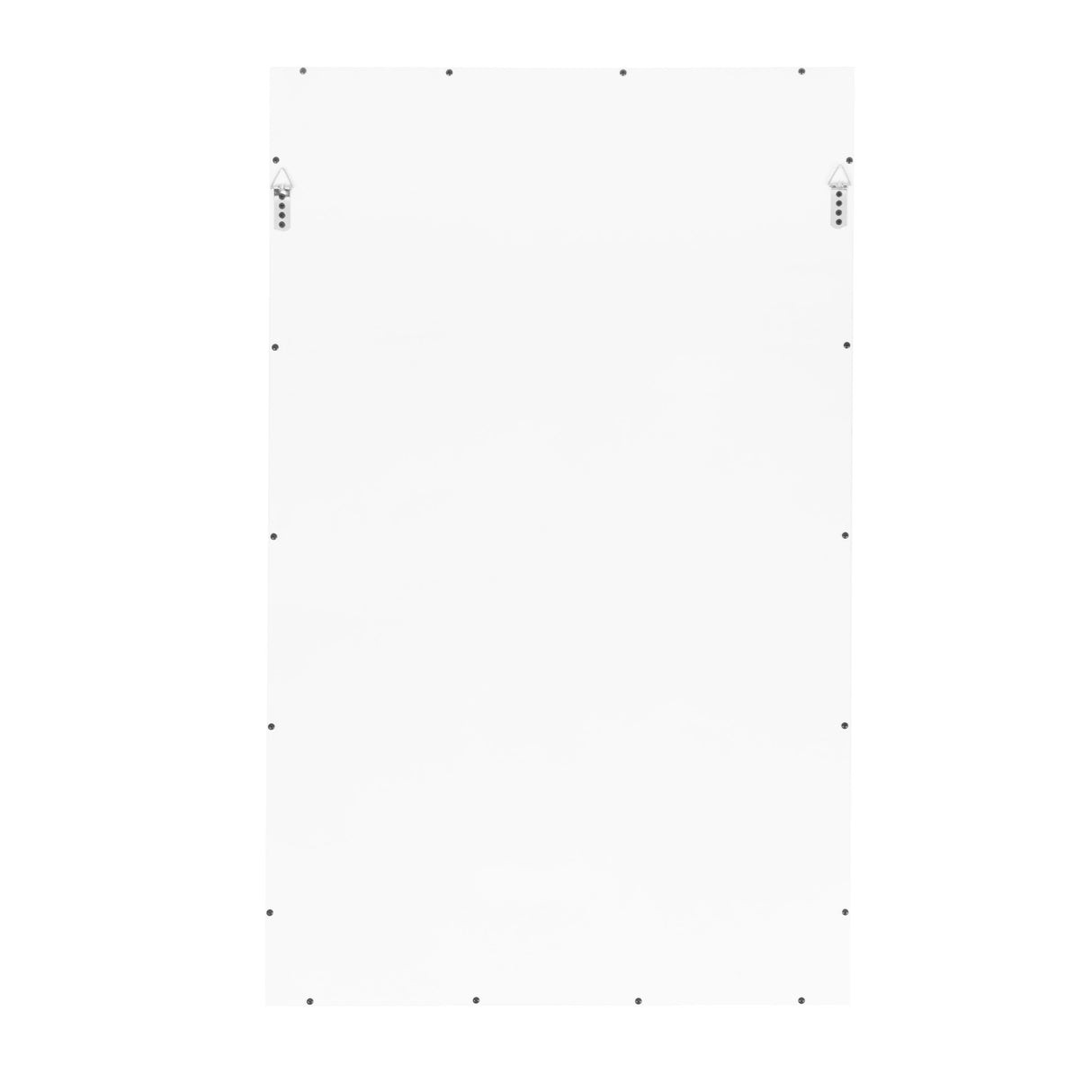 Worlds Away Bamboo Detail Mirror In White Lacquer