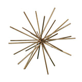 Worlds Away 20" Iron Asterisk In Gold Leaf