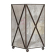 Worlds Away Ant Mir Xhatch Wastebasket