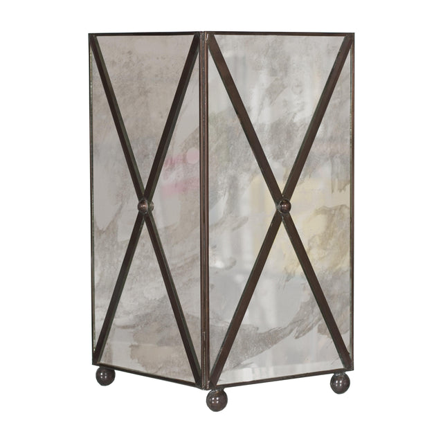 Worlds Away Ant Mir Xhatch Wastebasket