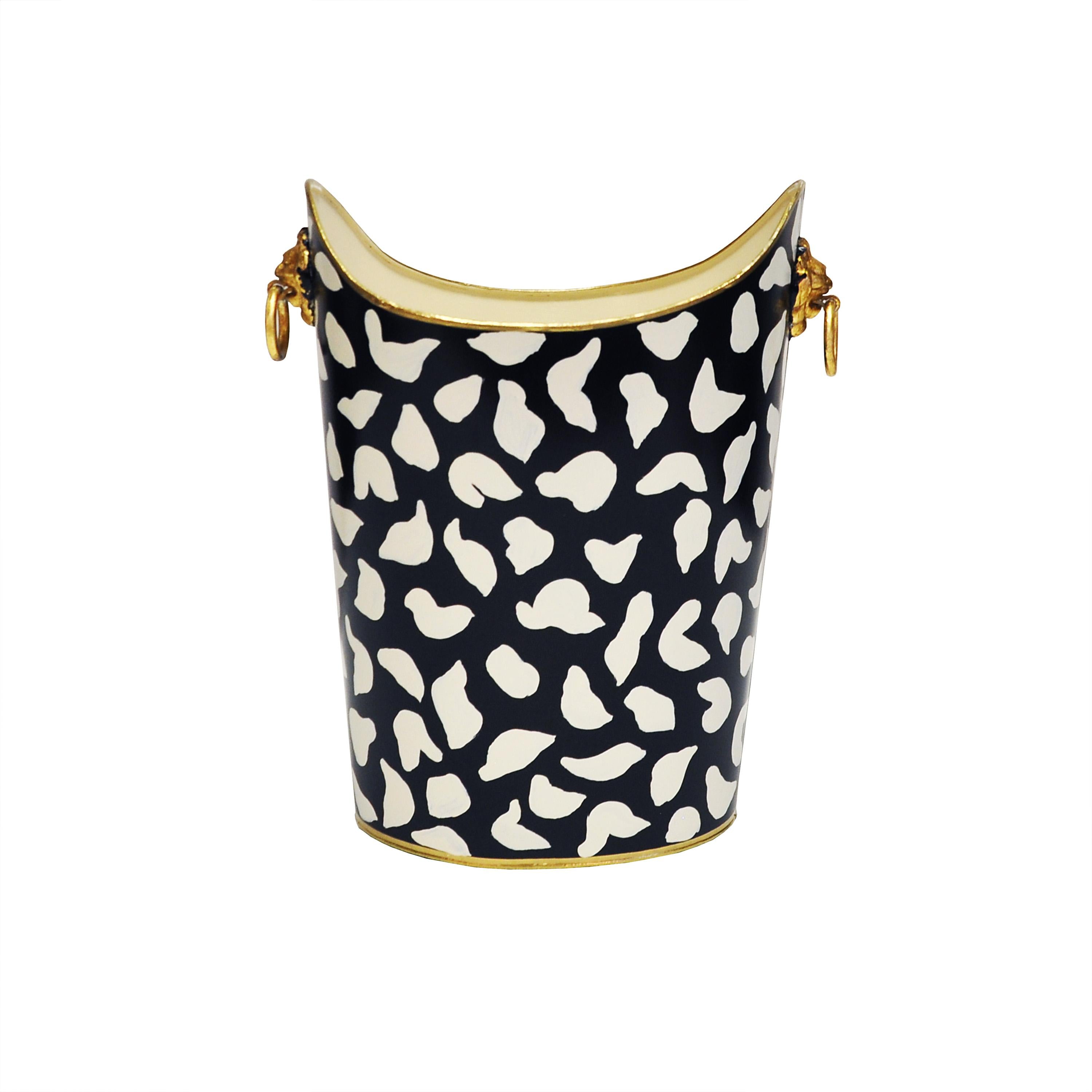Worlds Away Wastebasket