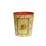 Worlds Away Pomeranian Wastebasket