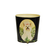 Worlds Away Yorkshire Terrier Wastebasket