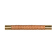 Worlds Away Rattan Wrapped Handle With Antique Brass End Caps