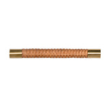 Worlds Away Rattan Wrapped Handle With Antique Brass End Caps