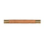 Worlds Away Rattan Wrapped Handle With Antique Brass End Caps