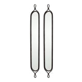 Napa Antique Black TALL NARROW MIRRORS, SET OF 2