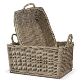 Napa Gray NORMANDY LAUNDRY BASKETS, SET OF 2