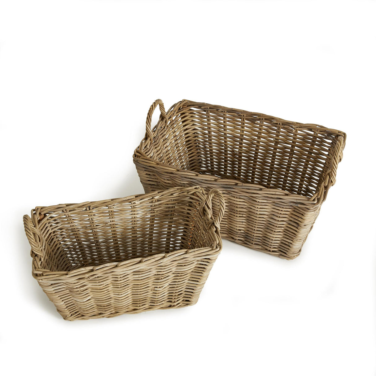 Napa Gray NORMANDY LAUNDRY BASKETS, SET OF 2