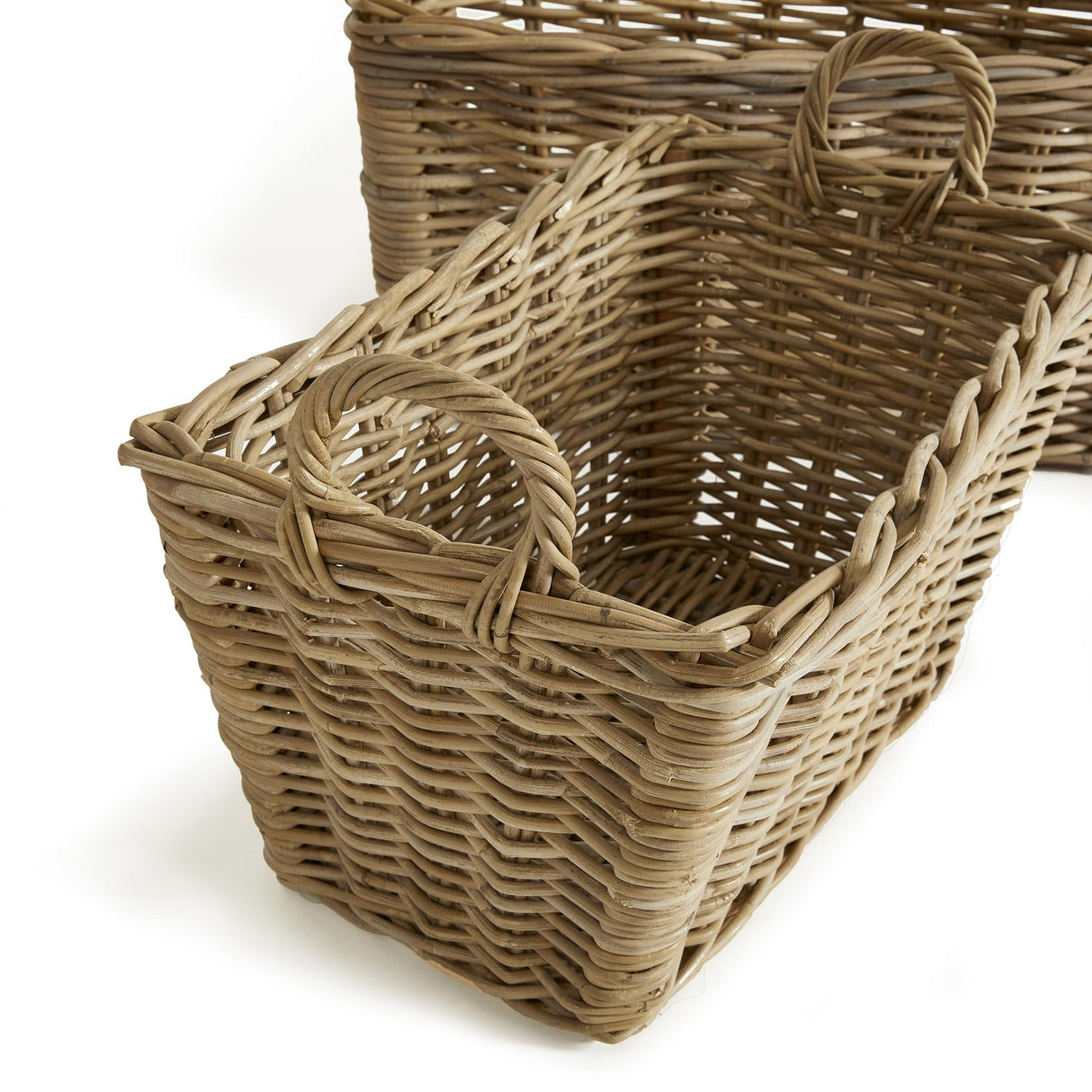 Napa Gray NORMANDY LAUNDRY BASKETS, SET OF 2