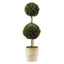 Napa Preserved boxwood BOXWOOD DOUBLE SPHERE TOPIARY 28"
