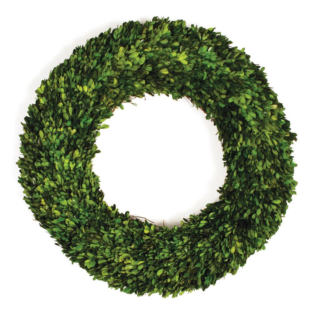 Napa Preserved boxwood BOXWOOD WREATH 30"