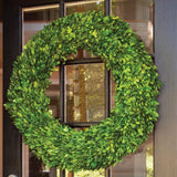 Napa Preserved boxwood BOXWOOD WREATH 30"