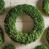 Napa Preserved boxwood BOXWOOD WREATH 30"